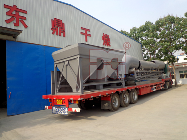 河北煤泥烘干機發貨現場